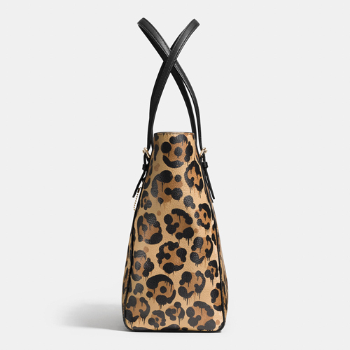 Turnlock Tote In Wild Beast Print Leather | Women